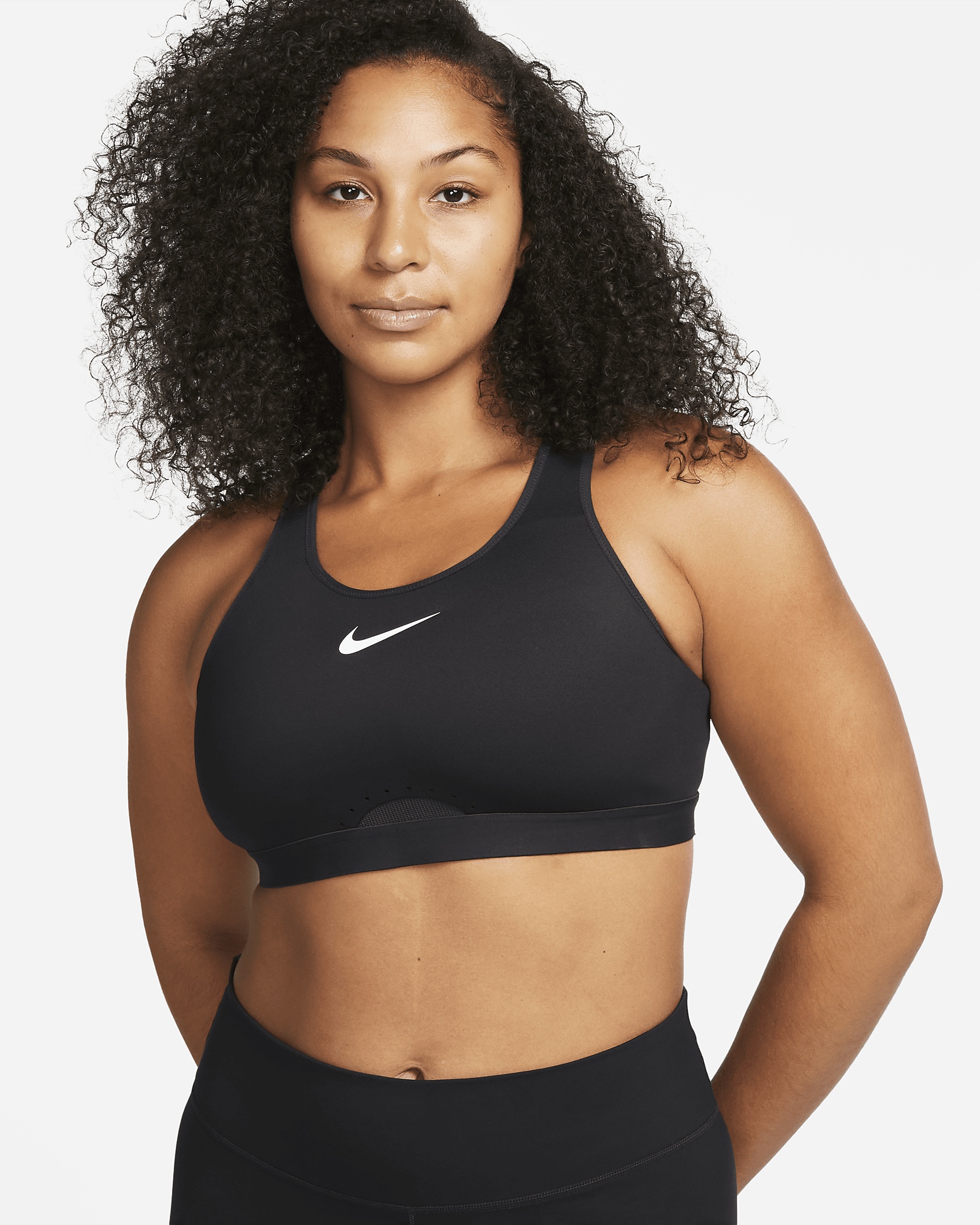 Nike Swoosh Women's High-Support Non-Padded Adjustable Sports Bra - 2