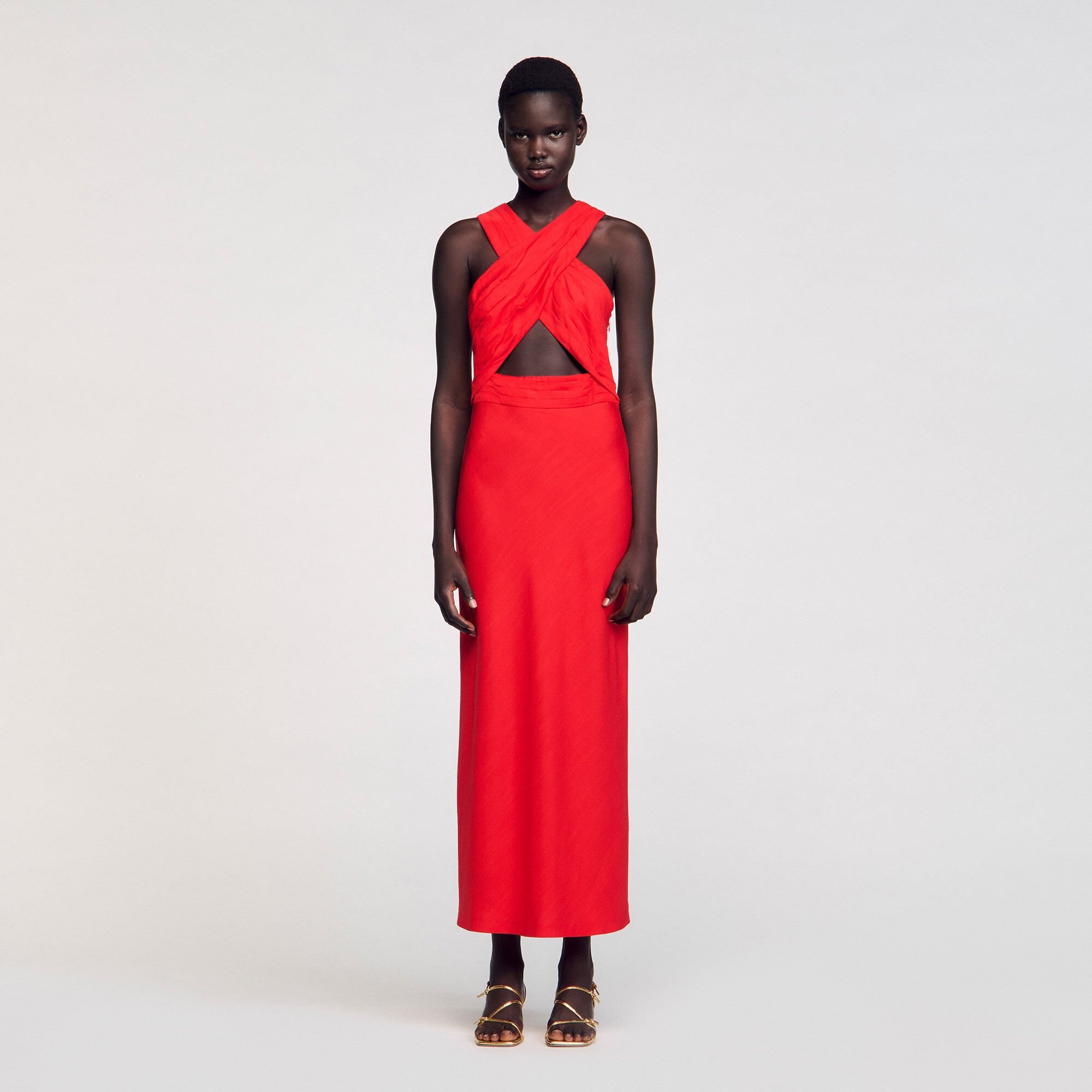 MAXI WRAPAROUND DRESS - 2