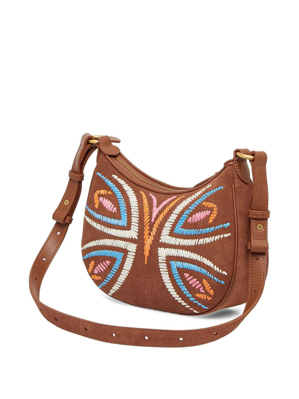 embroidered-embellishments cross body bag - 2