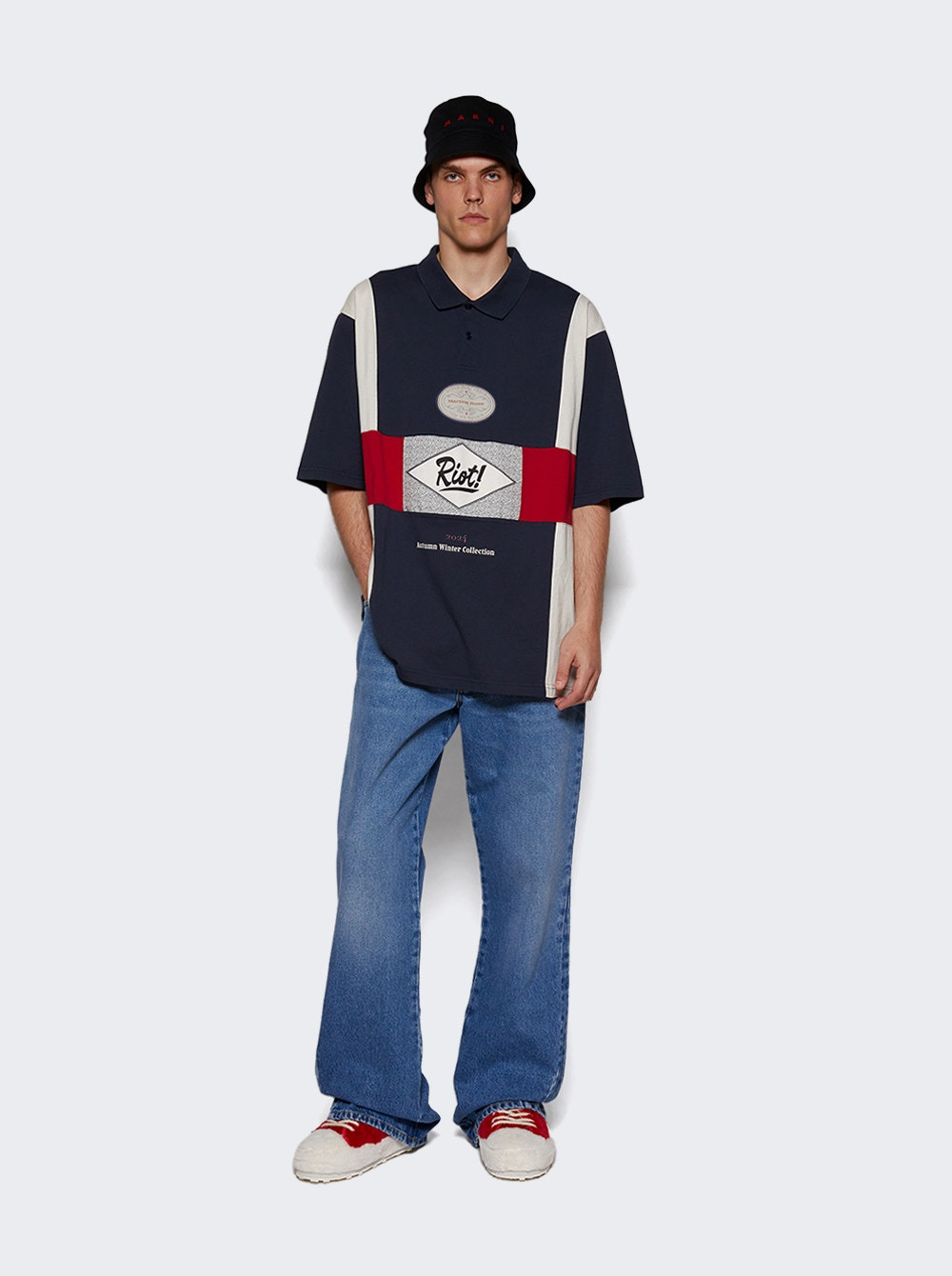 Gabardine Bucket Hat Black - 4