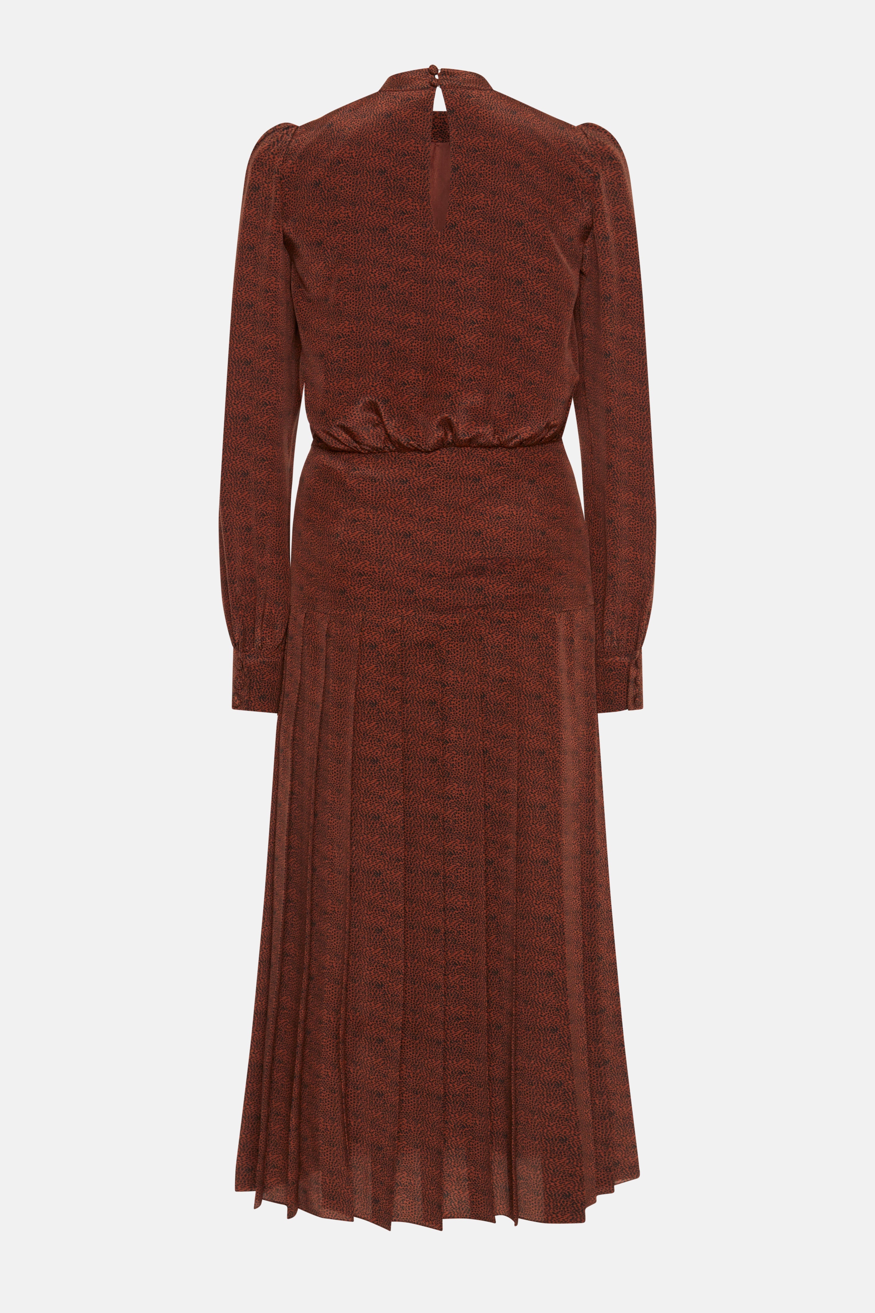 SMALL LEOPARD PRINT PLEATED DRESS - 2