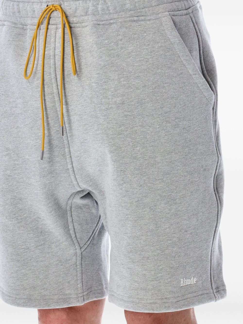 cotton track shorts - 3