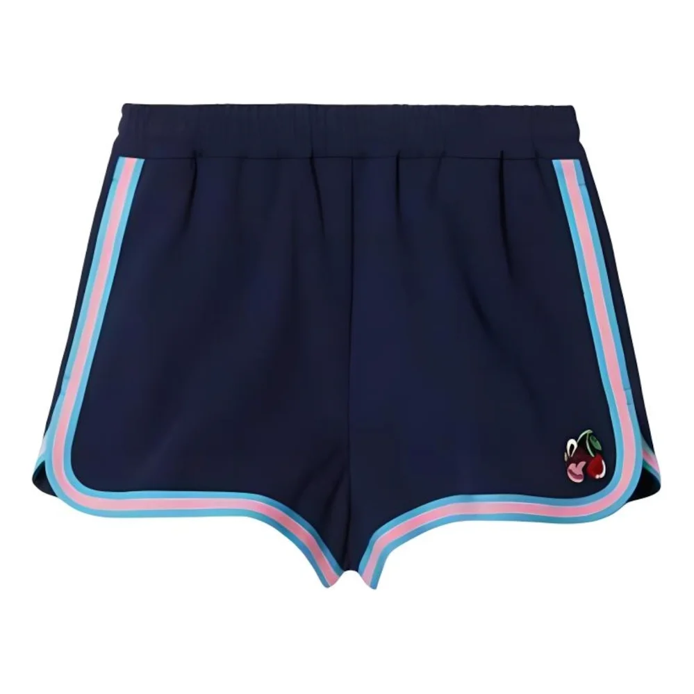 (WMNS) Gucci Cotton Piquet Shorts 'Blue' 781829-XJGIT-4298 - 1