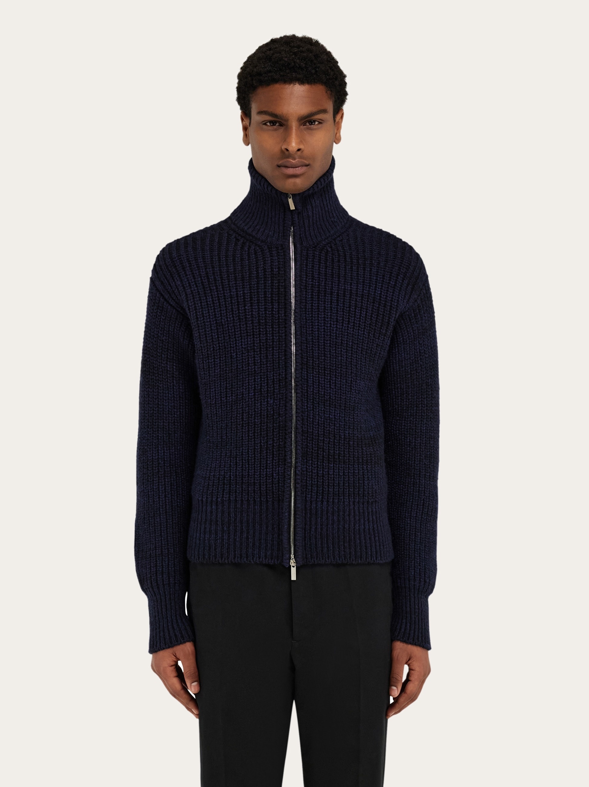 Knitted blouson - 2