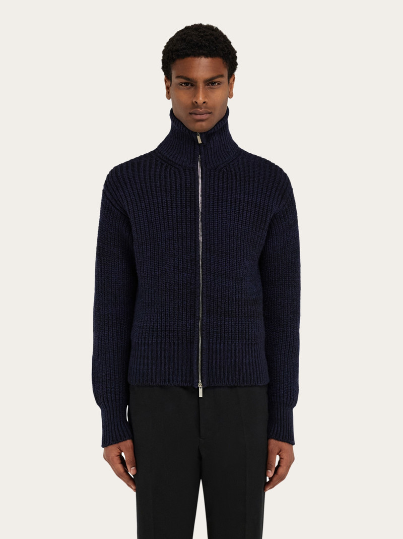 FERRAGAMO Knitted blouson outlook