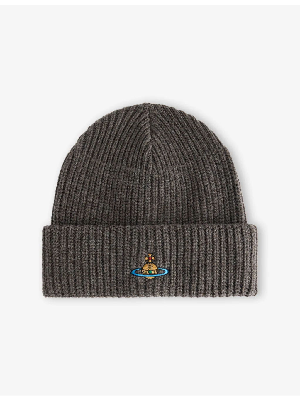Sporty Ribbed Wool Beanie - 1