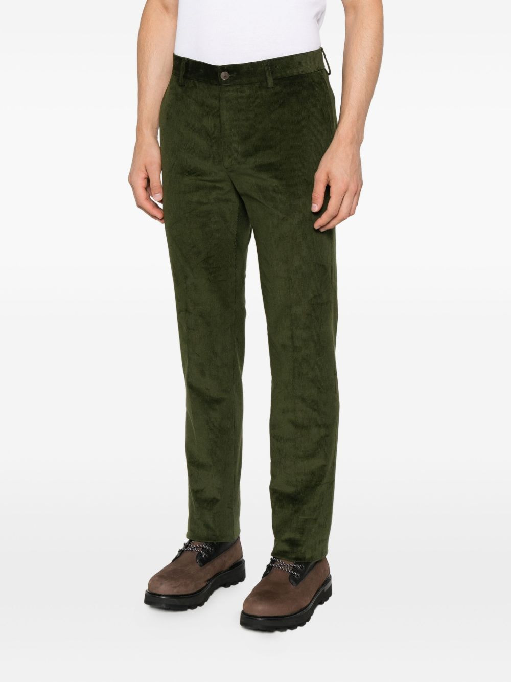 corduroy straight trousers - 3