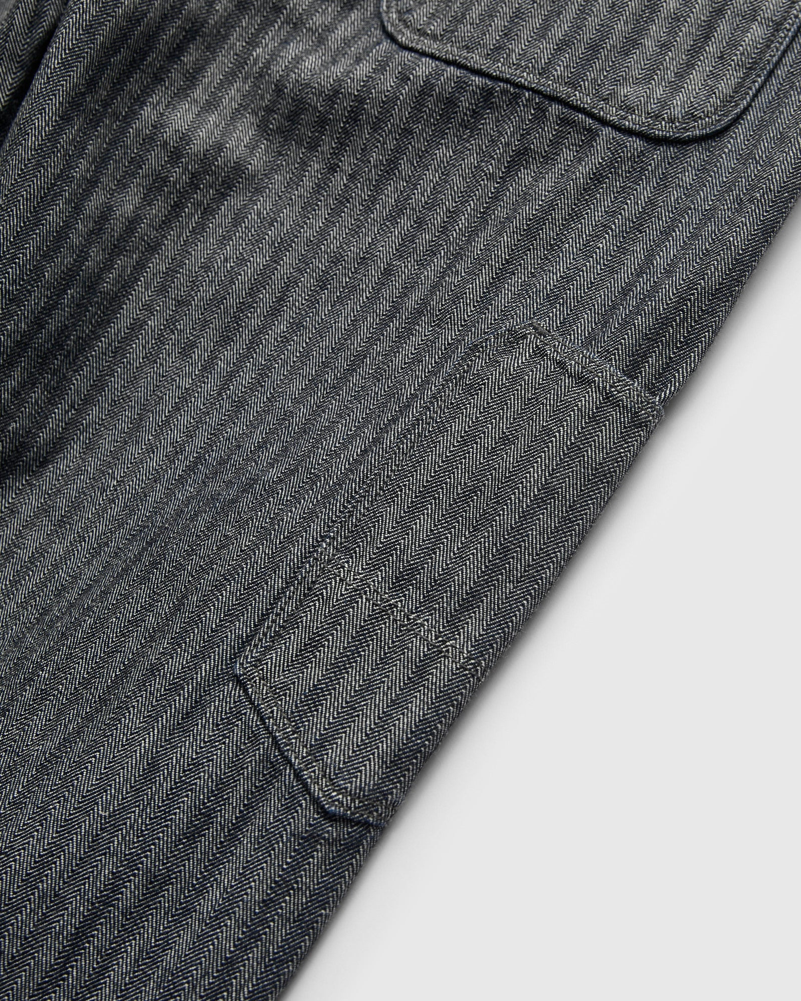 Ortega Pant in 13oz Grey Herringbone - 9