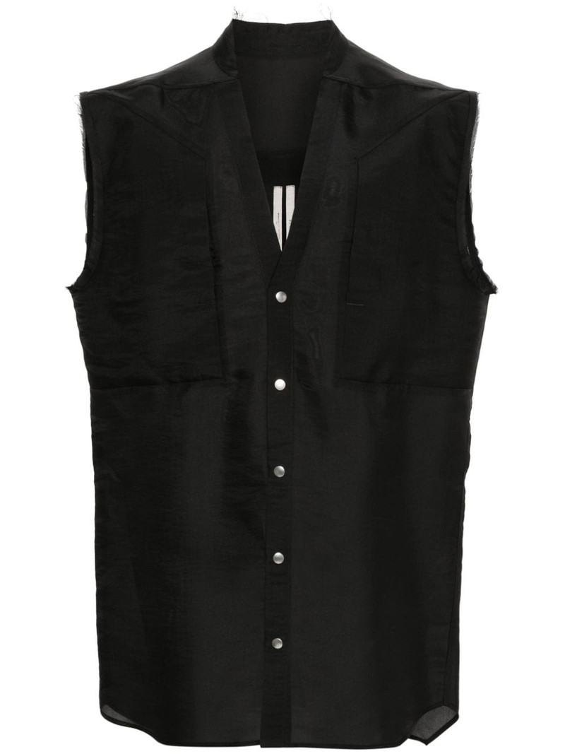 raw cut-detailing vest 1