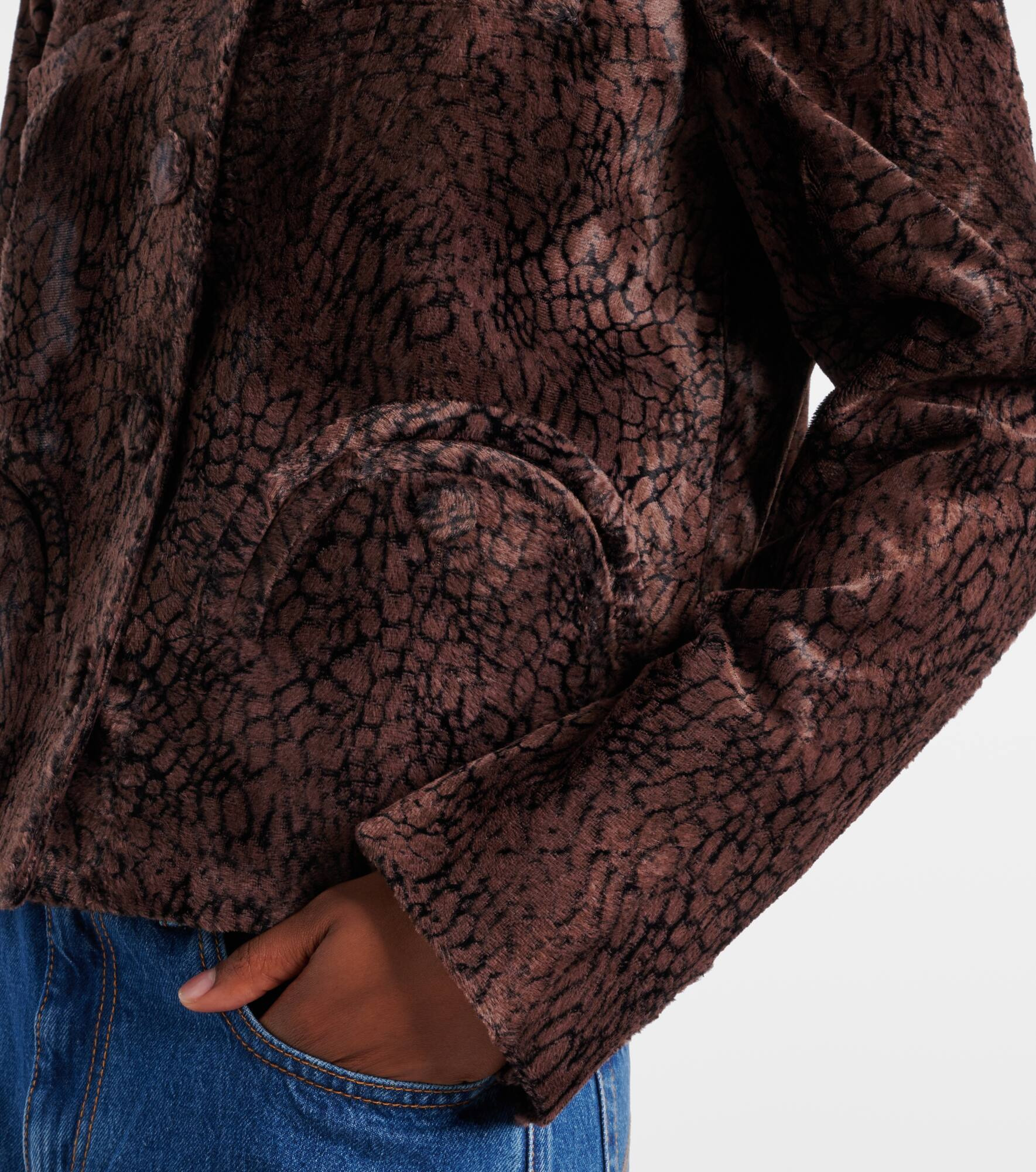 Shamo Bolero velvet jacket - 5