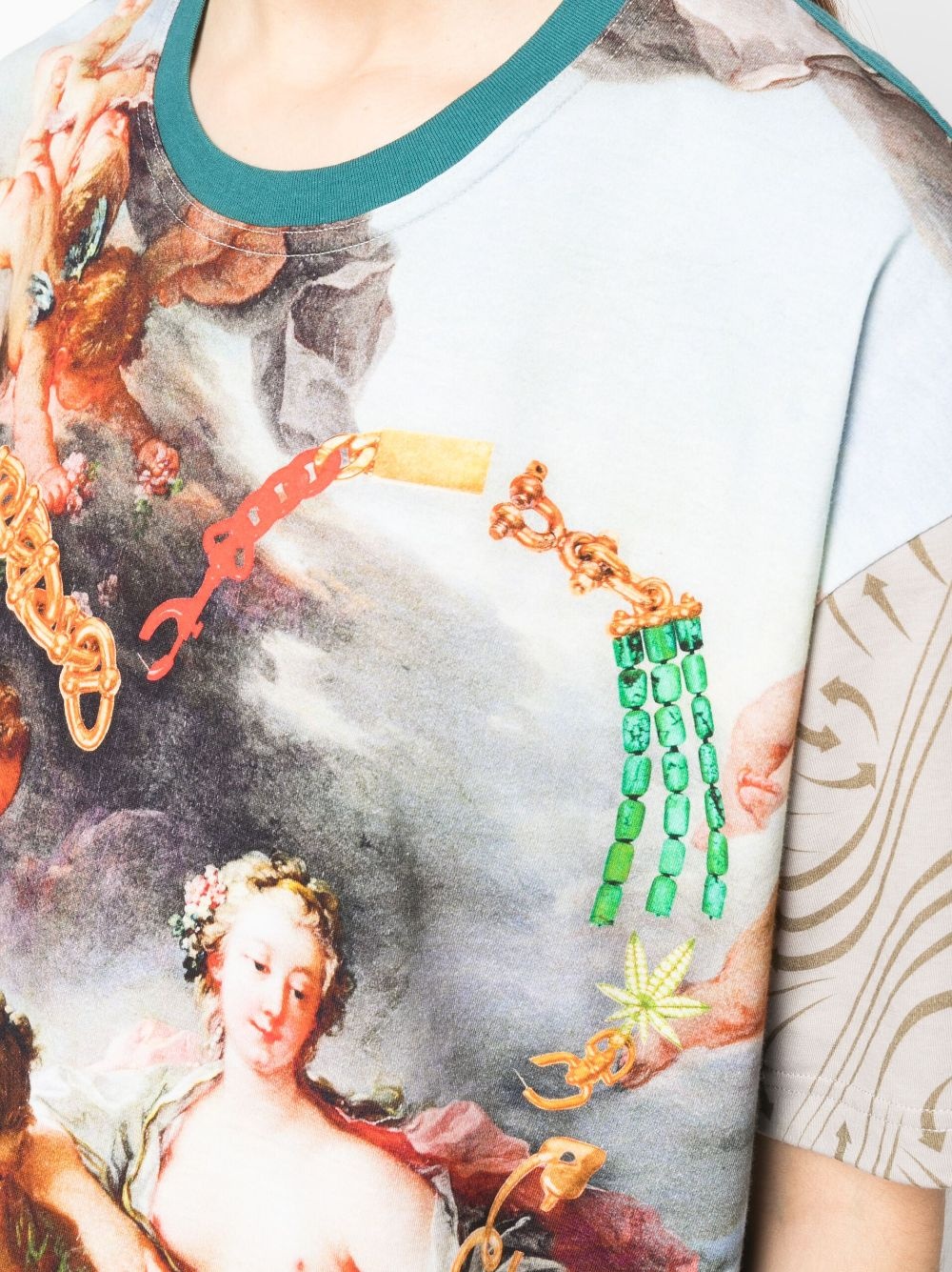 painting-print cotton T-shirt - 5