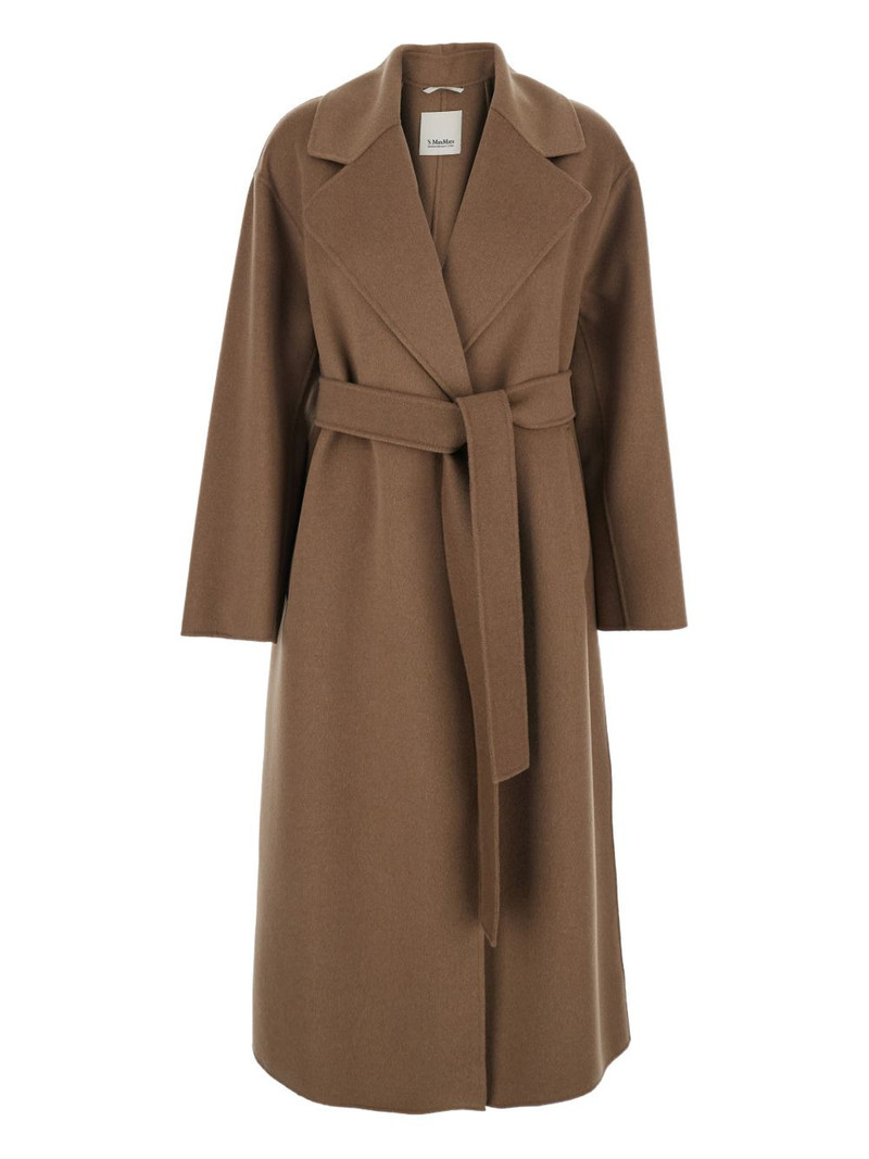belted virgin wool coat 1