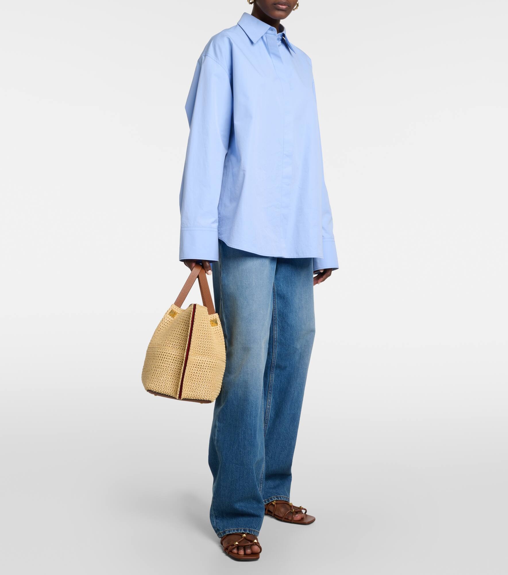 VLogo signature medium tote bag - 5