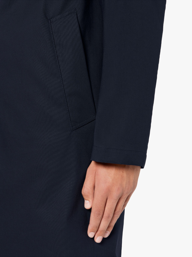 MANCHESTER NAVY RAINTEC COTTON 3/4 COAT 6