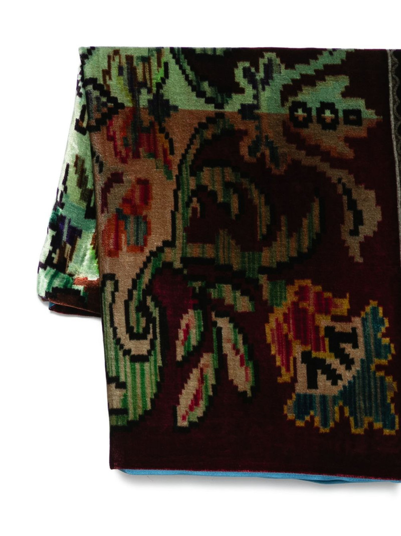 floral-pattern scarf 3