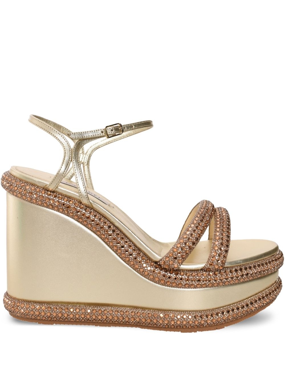 crystal-embellished sandals - 1