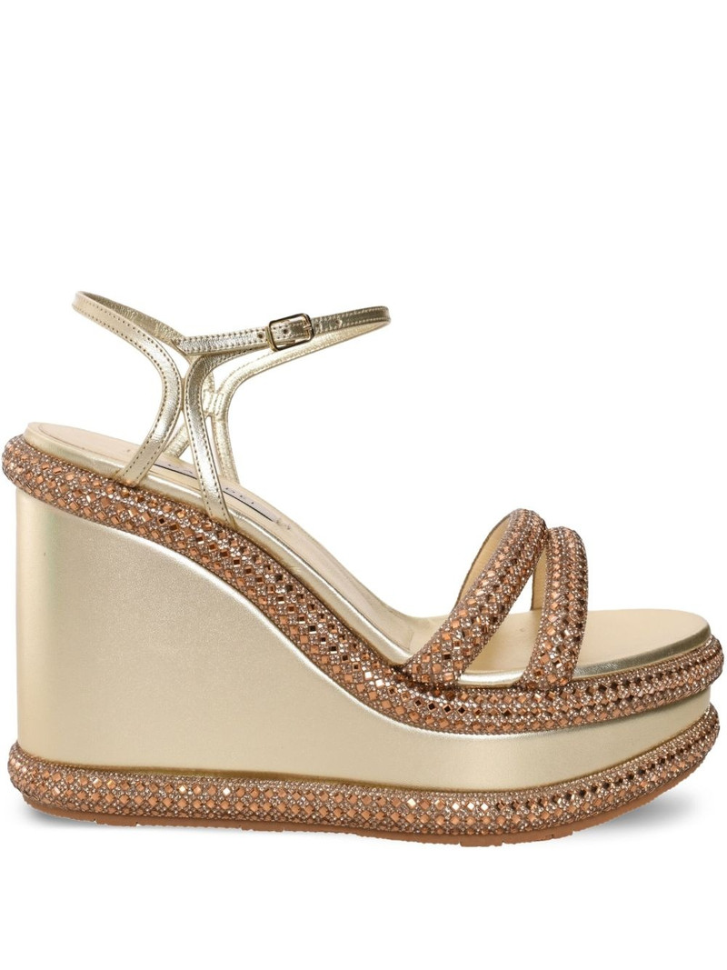 crystal-embellished sandals 1