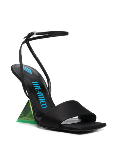 THE ATTICO Cheope 110mm leather sandals outlook