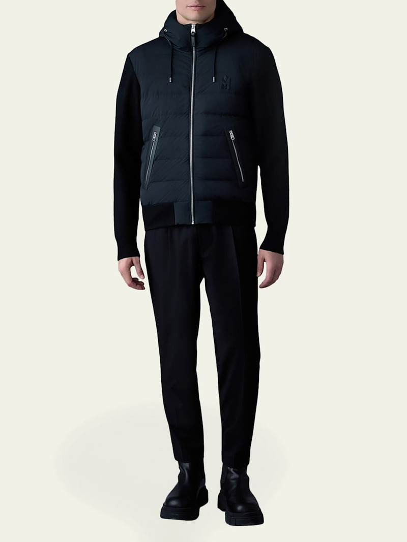 MACKAGE Men's Andrew-Z Mixed Media Light Down Jacket outlook