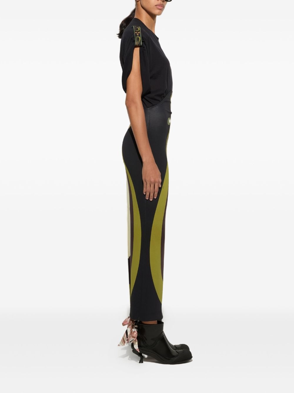 graphic-print maxi dress - 3
