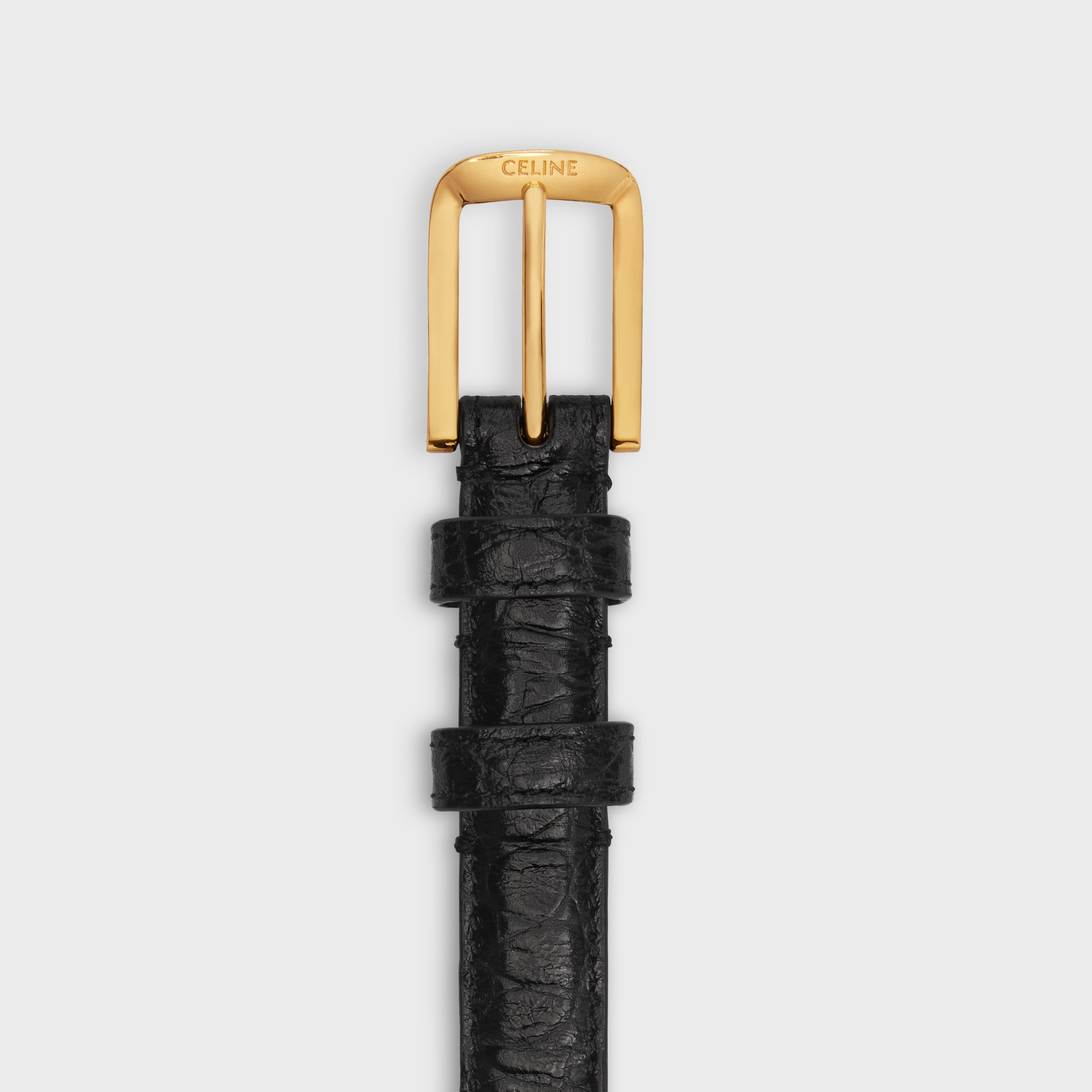 BC-01 18MM BELT in CROCODILE EMBOSSED CALFSKIN - 2