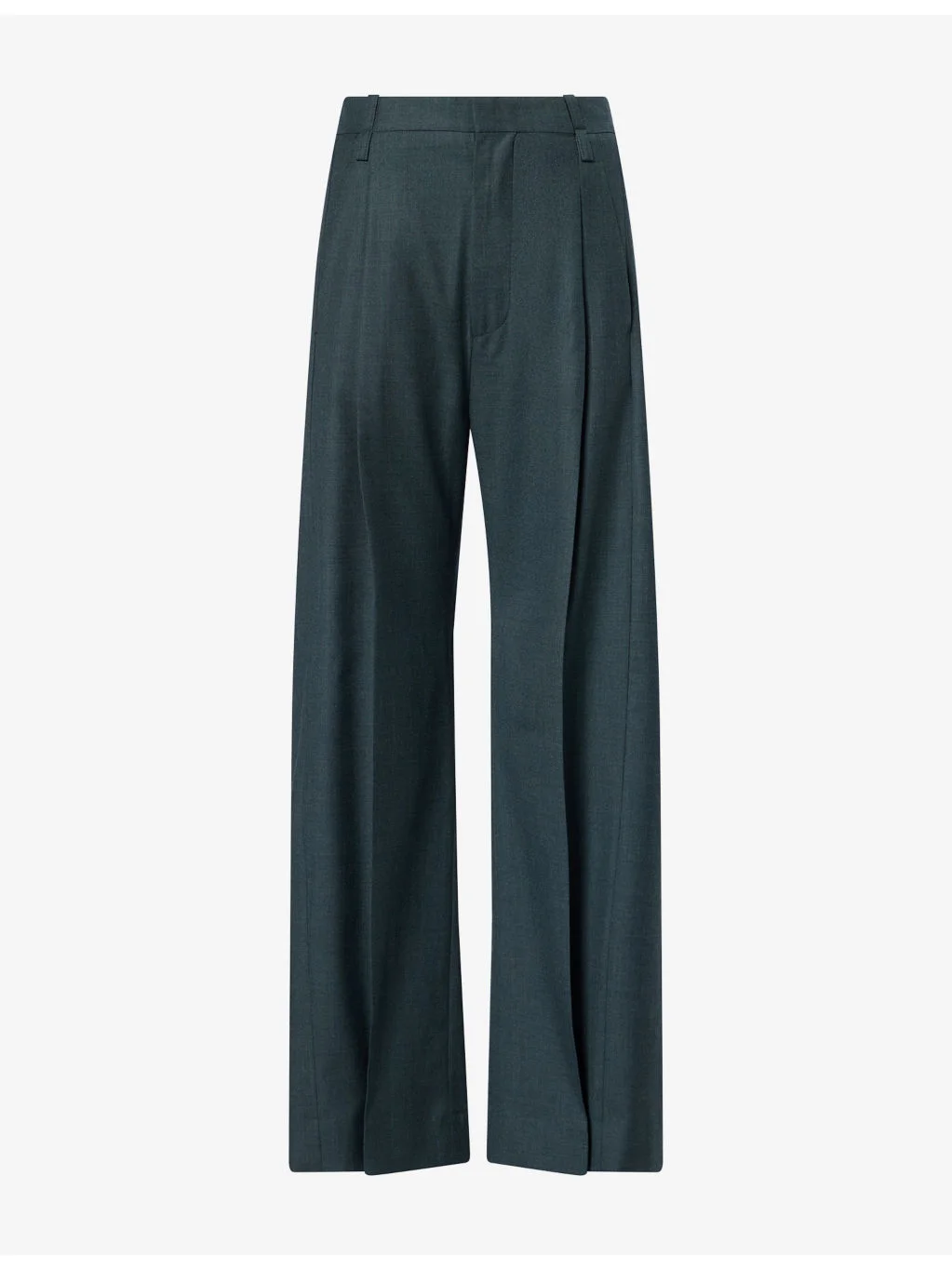 Ethel Tailored Pleated Wool Trousers - 1