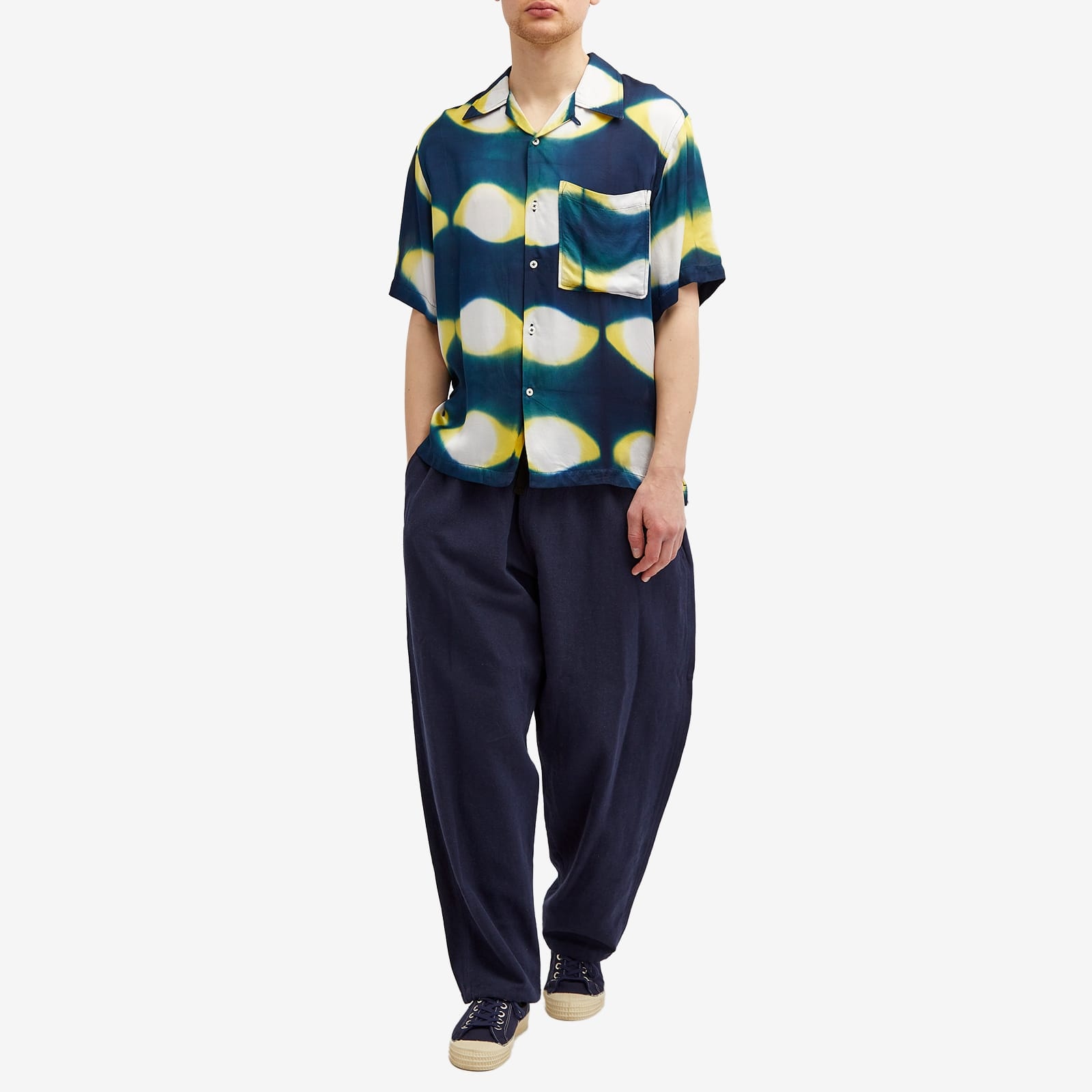 Universal Works Tie Dye Camp Shirt - 4