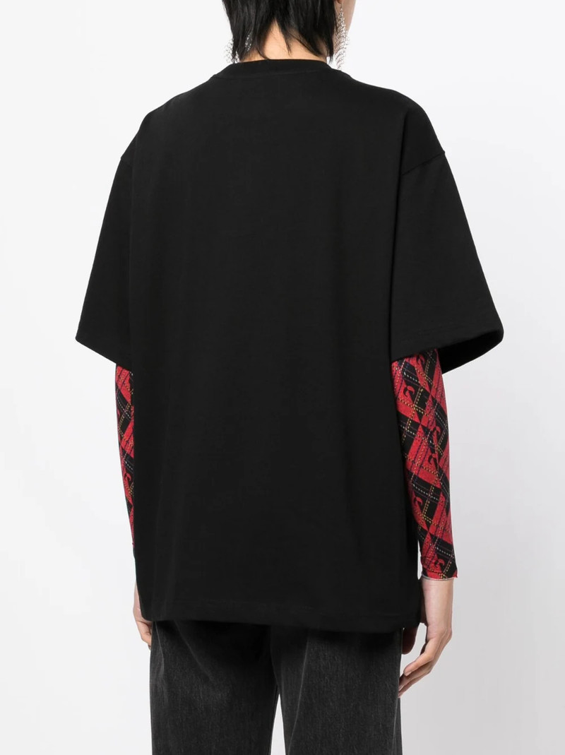 We11done Black Love T-Shirt outlook