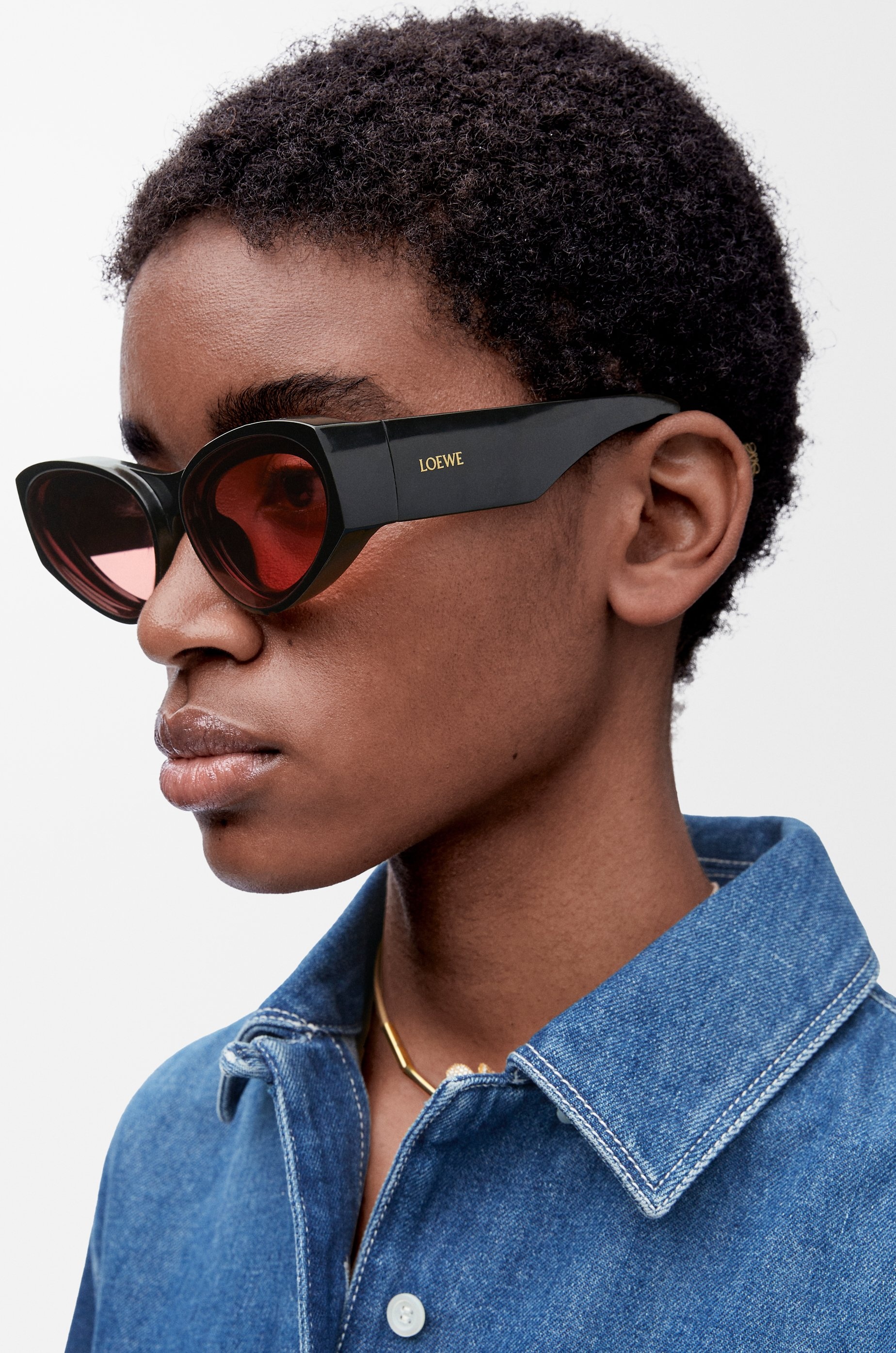 Front lenses cateye sunglasses - 2