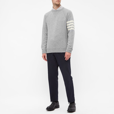 Thom Browne Thom Browne Arm Stripe Cashmere Crew Sweat outlook