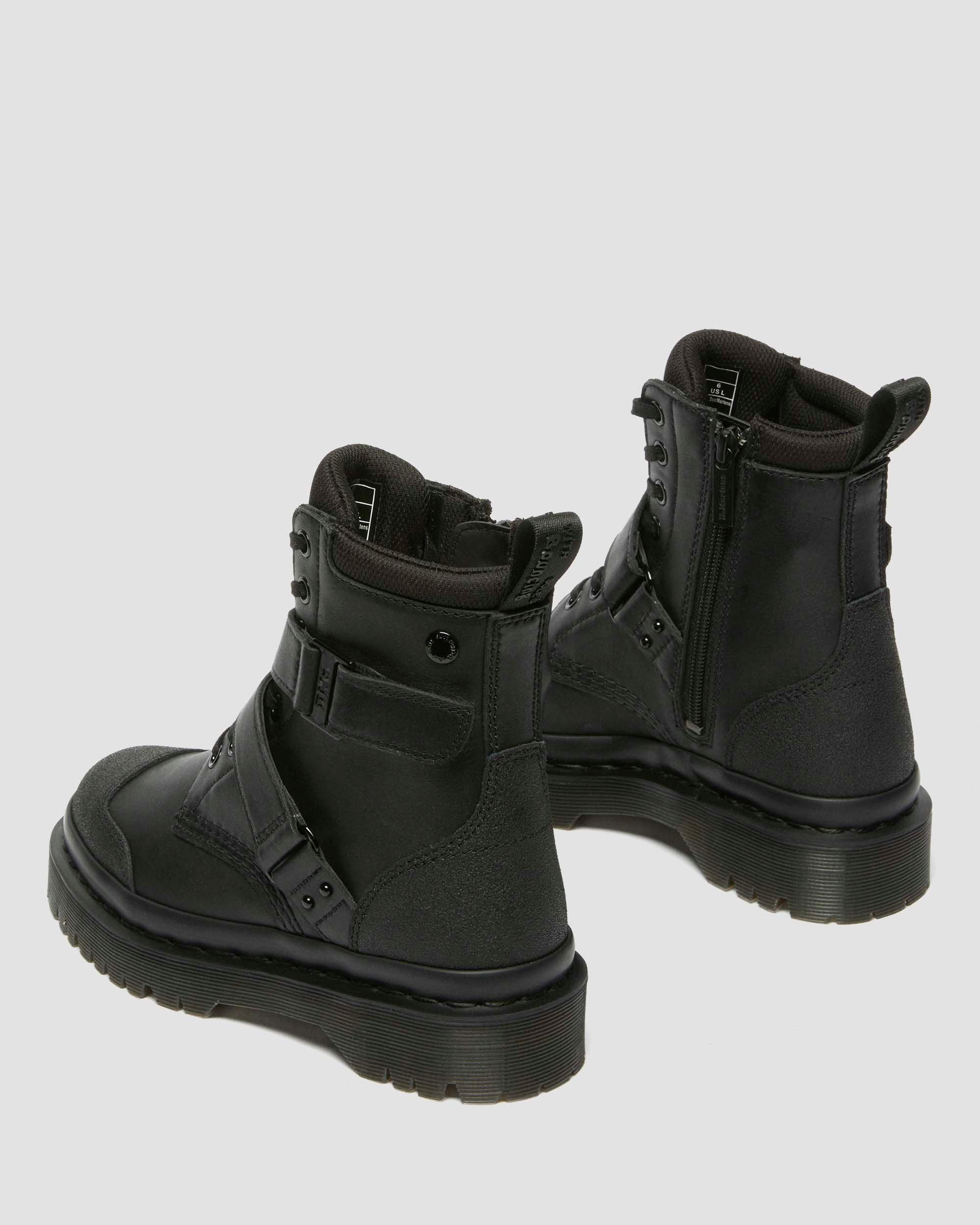 1460 Bex Tech Strap Leather Boots - 10