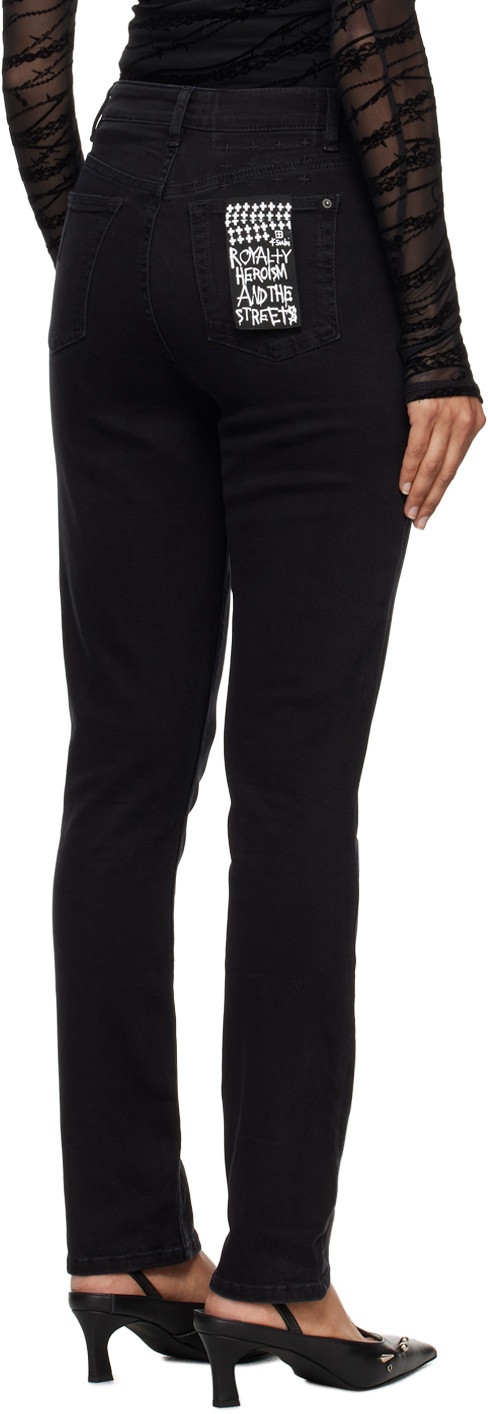 Black Stealth Charm Jeans - 3