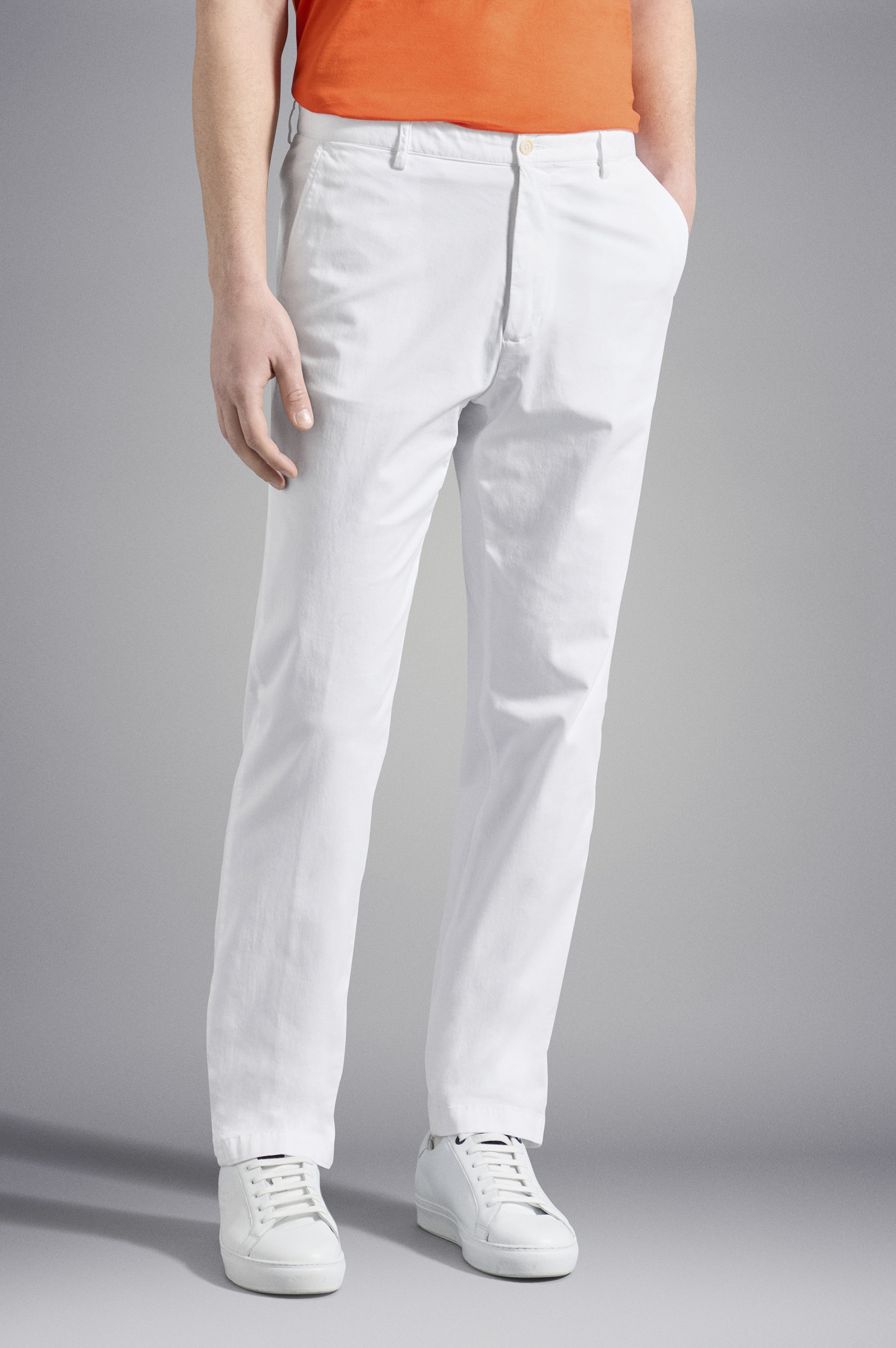 STRETCH COTTON TROUSERS - 6