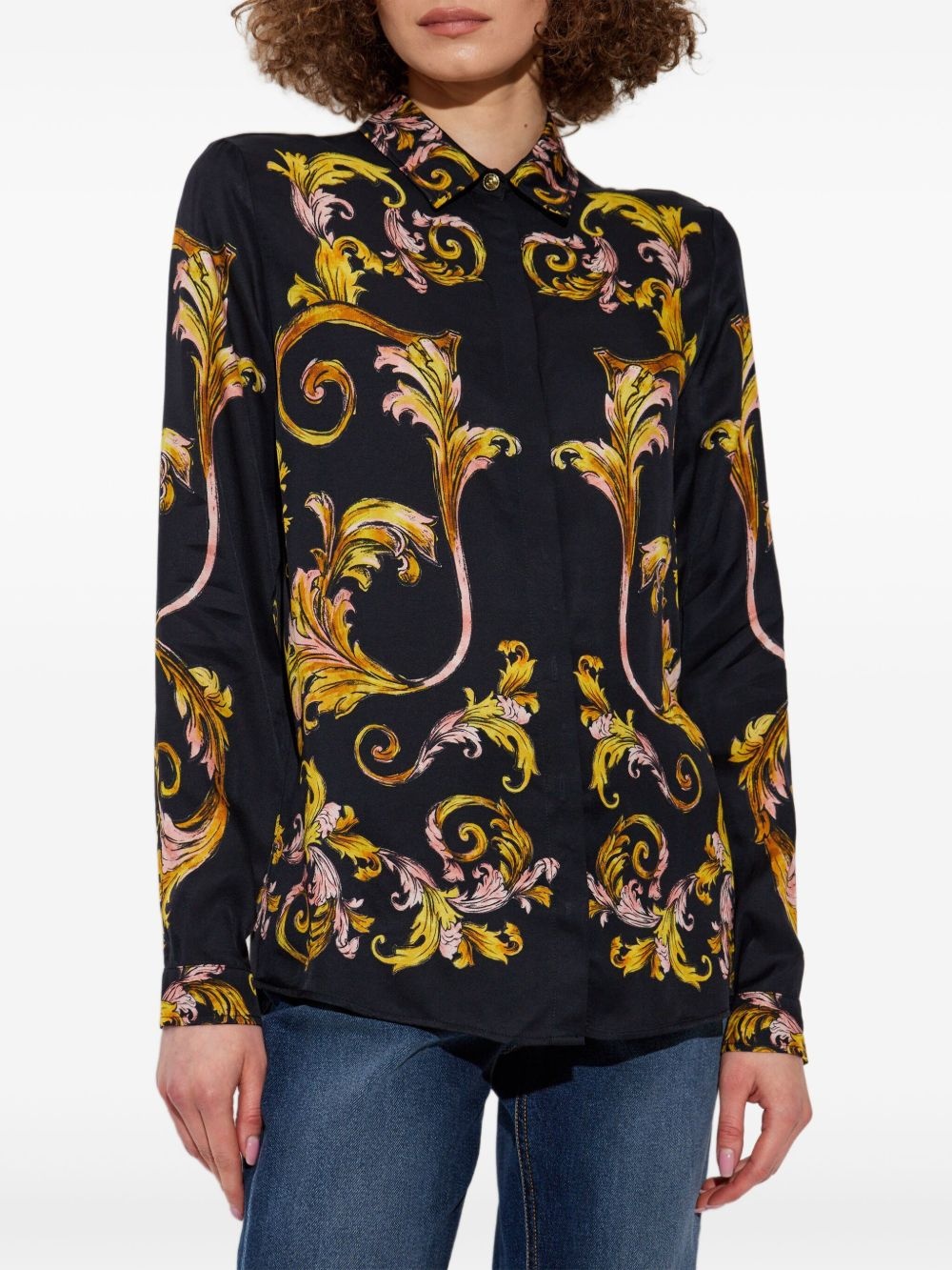 Outline Barocco-print shirt - 3