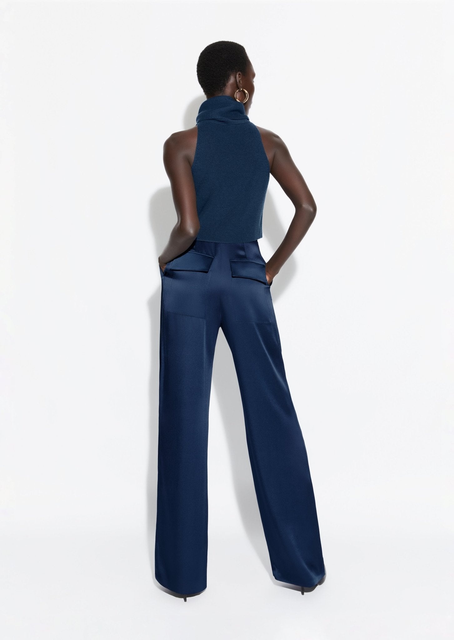 Satin Relaxed Pant - 3