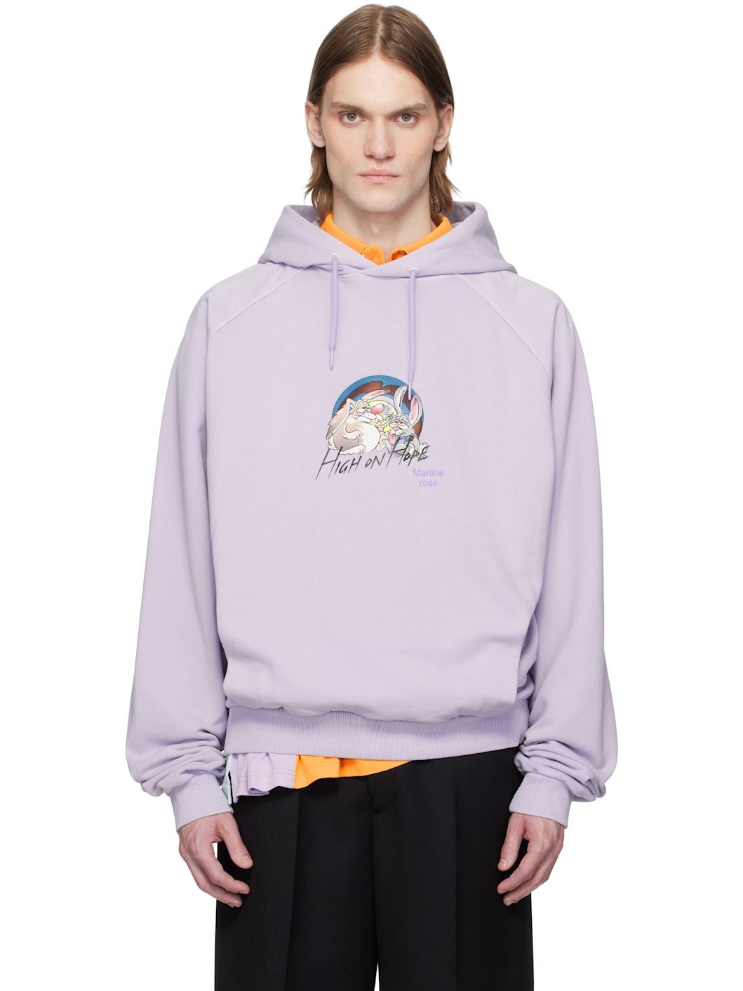 Purple Raglan Hoodie - 1