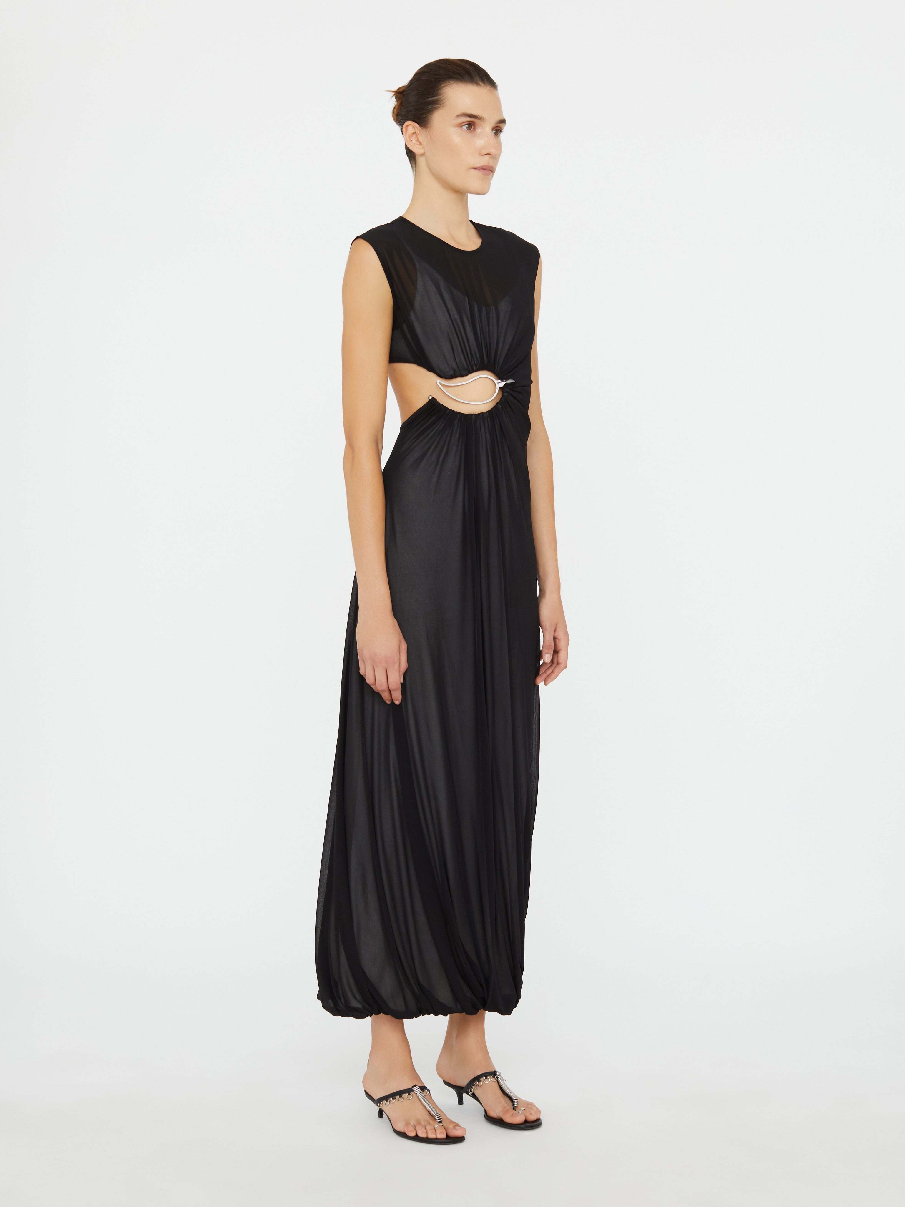 Paisley Overlay Encased Tank Dress - 2