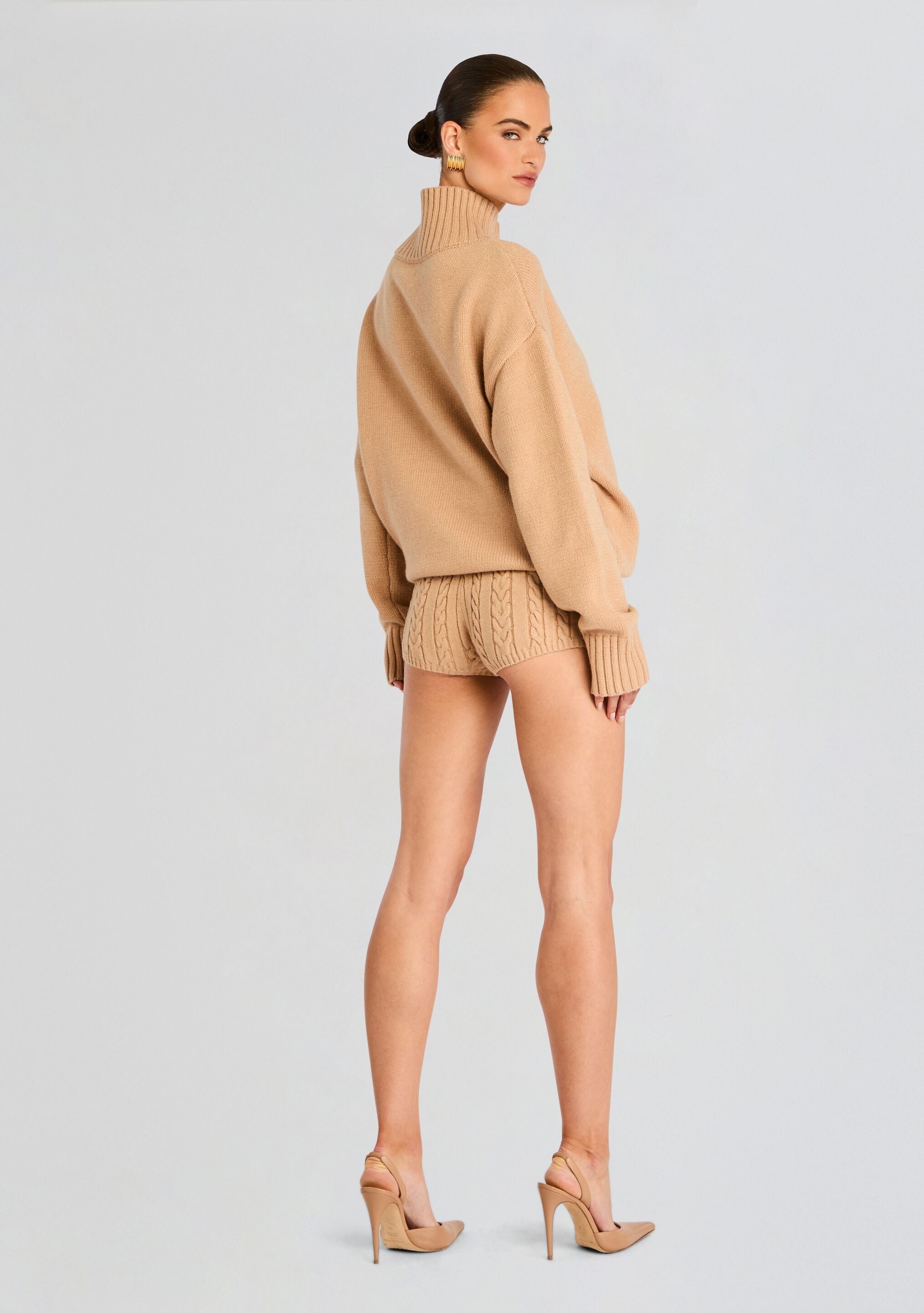 DESSA CHUNKY KNIT SWEATER DRESS - 4