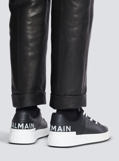 Balmain B-Court smooth leather trainers outlook