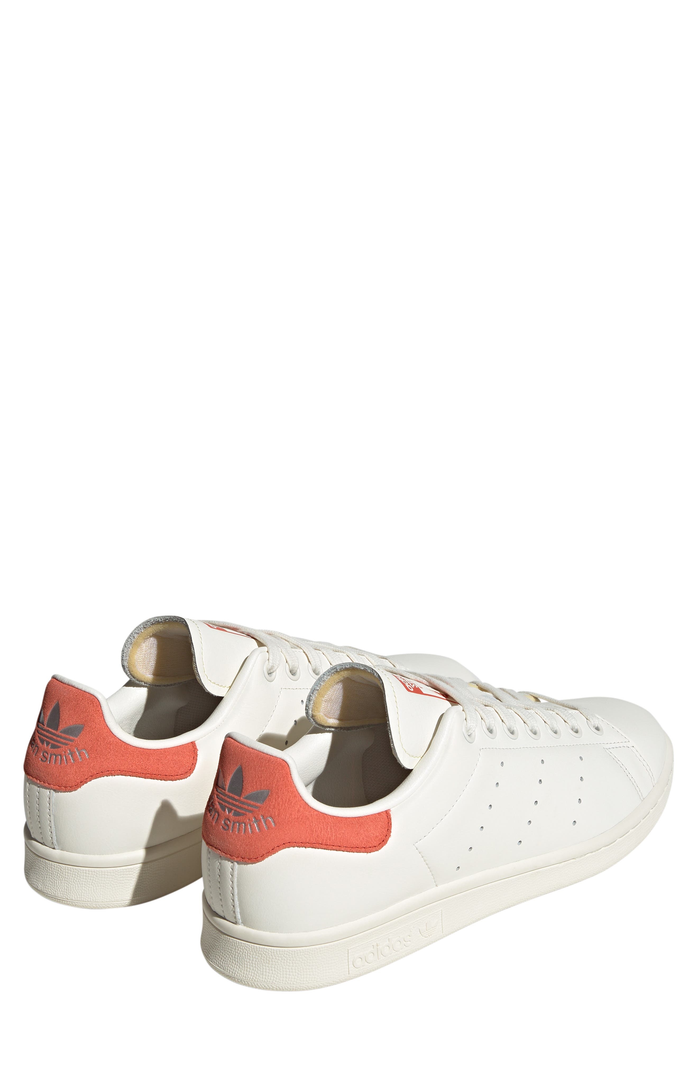 adidas Stan Smith Sneaker in White/Off White/Preloved Red at Nordstrom, Size 7 - 2