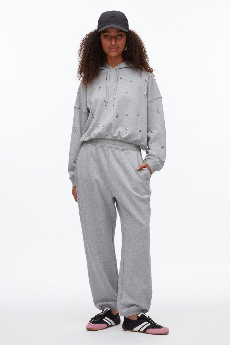 Stud Embellished Oversized Hoodie 1