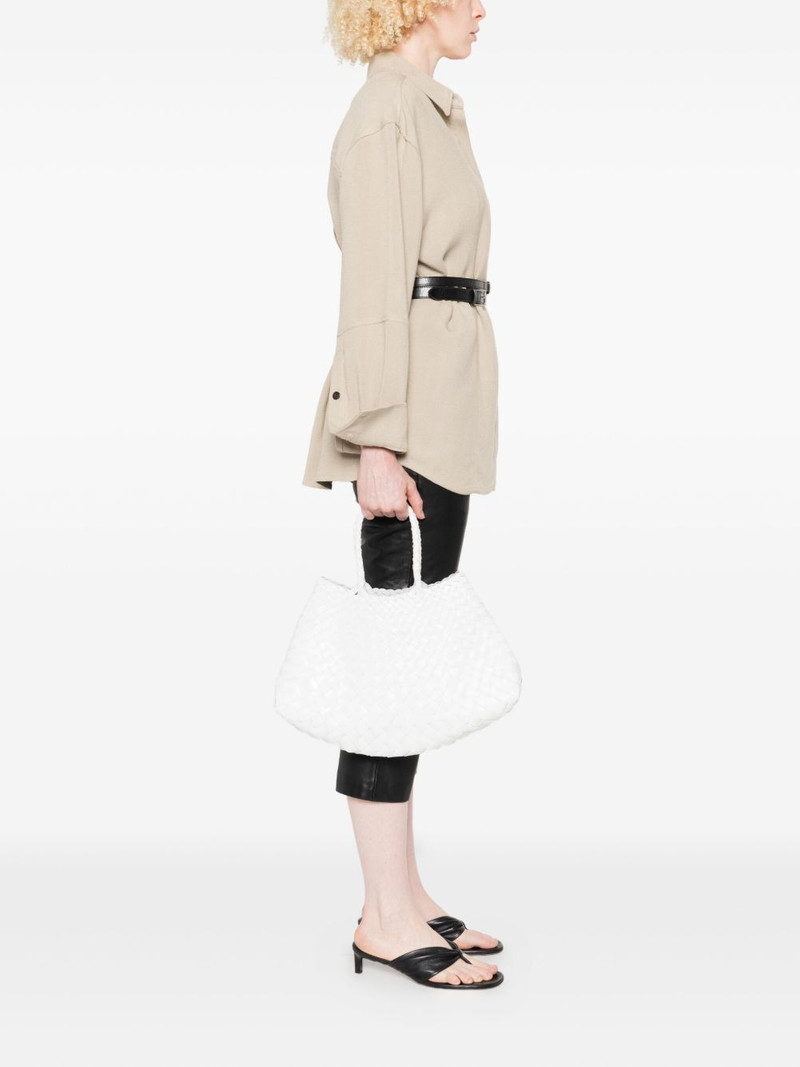 DRAGON DIFFUSION woven leather tote bag outlook