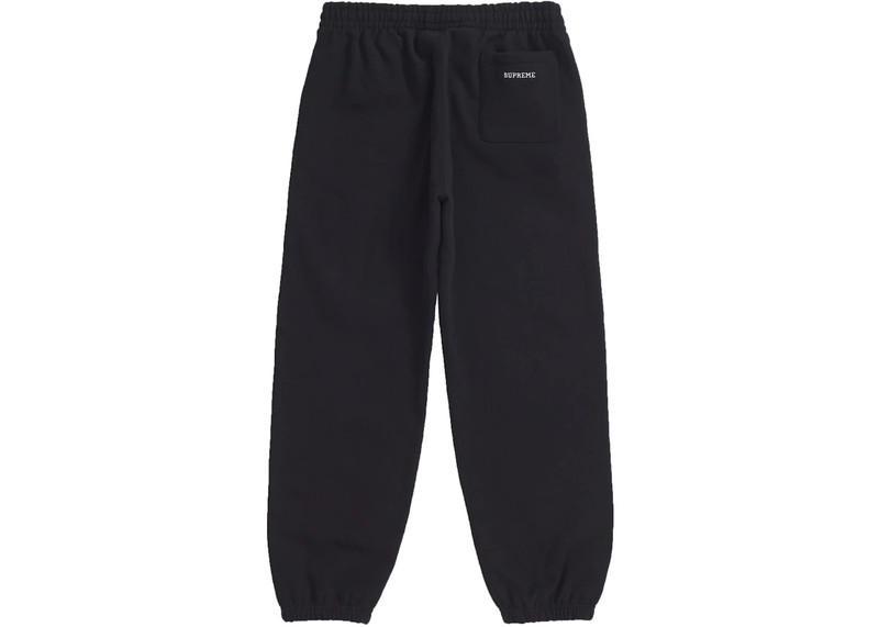 Supreme Supreme S Logo Sweatpant (SS25) Black outlook