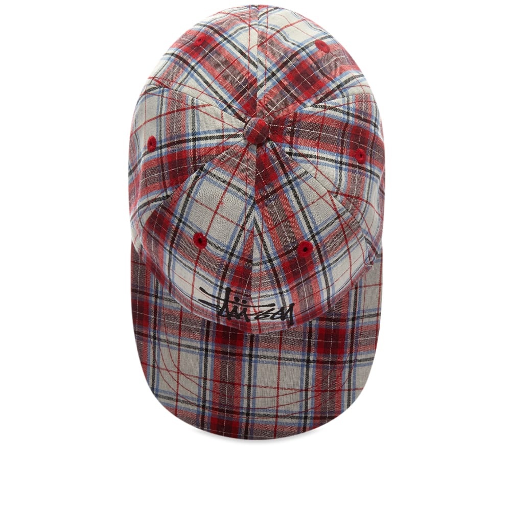 Stussy Madras Plaid Big Logo Low Pro - 2