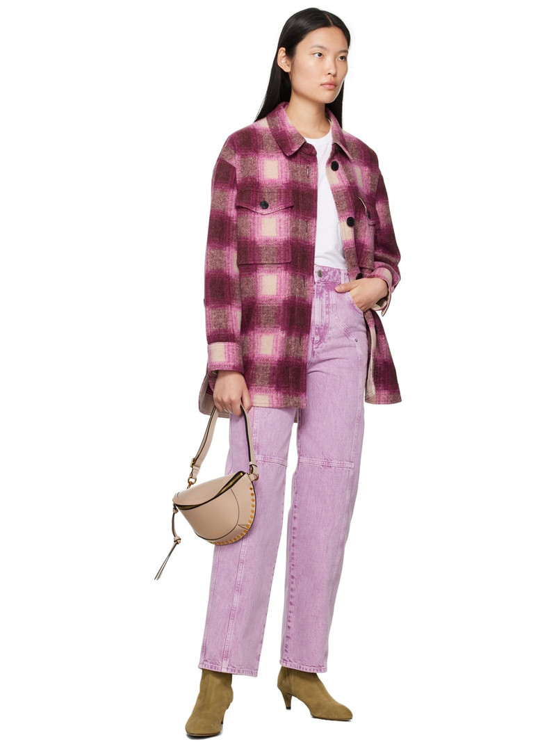 Isabel Marant Étoile Pink Valeria Jeans outlook