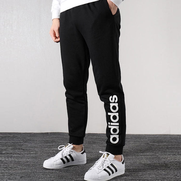 adidas neo M CE TP Casual Sports Knit Long Pants Black DM4277 - 3