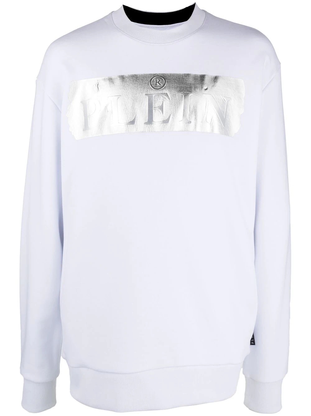 logo-print cotton sweatshirt - 1