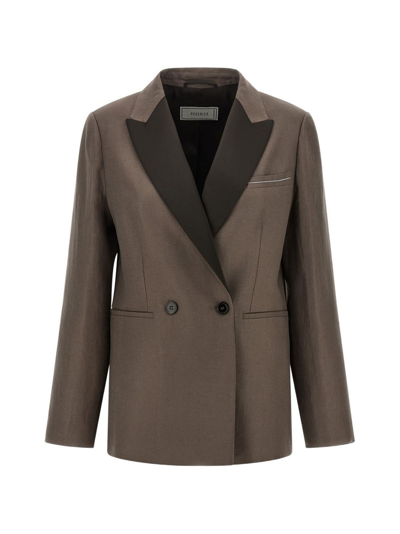 double-breasted peak-lapels blazer 1