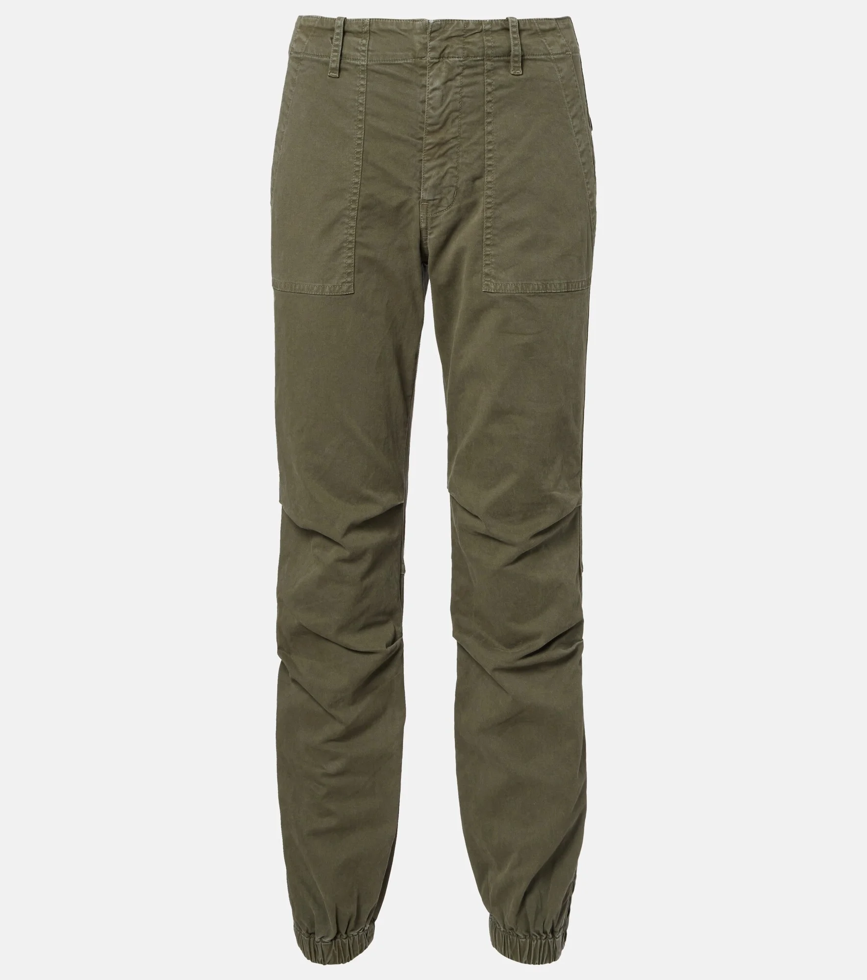 Utility cotton tapered pants - 1