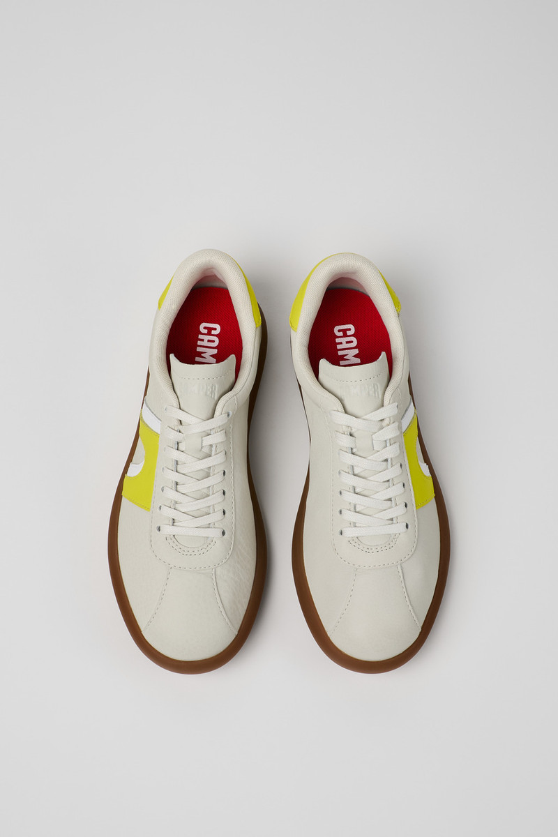 White Leather Sneaker for Women 4